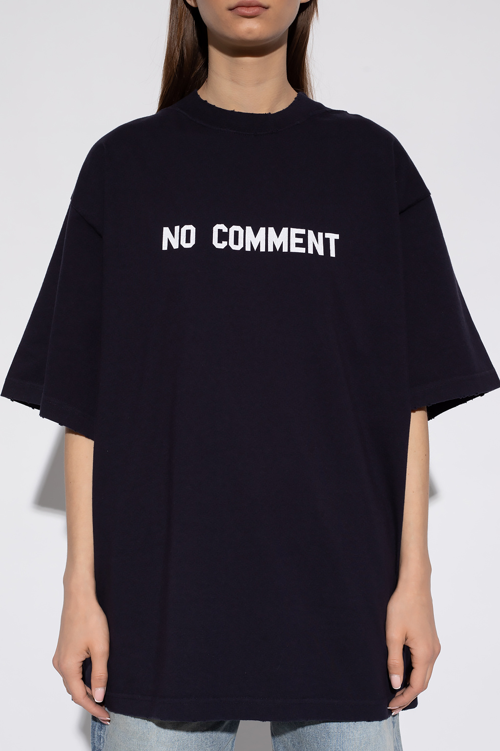 Great shirt looks great on value for your money Black Printed T shirt Balenciaga SchaferandweinerShops TW